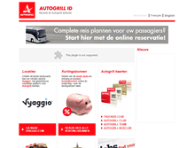 Tablet Screenshot of europe.autogrill.be